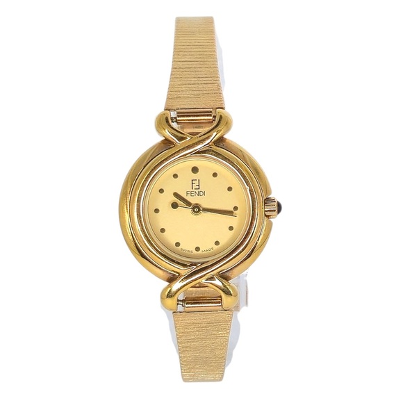 Classic Vintage Fendi Gold Ladies 25mm Watch